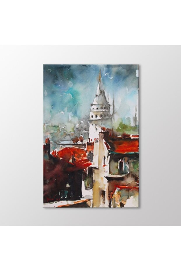 Suluboya Galata Kulesi Tablo