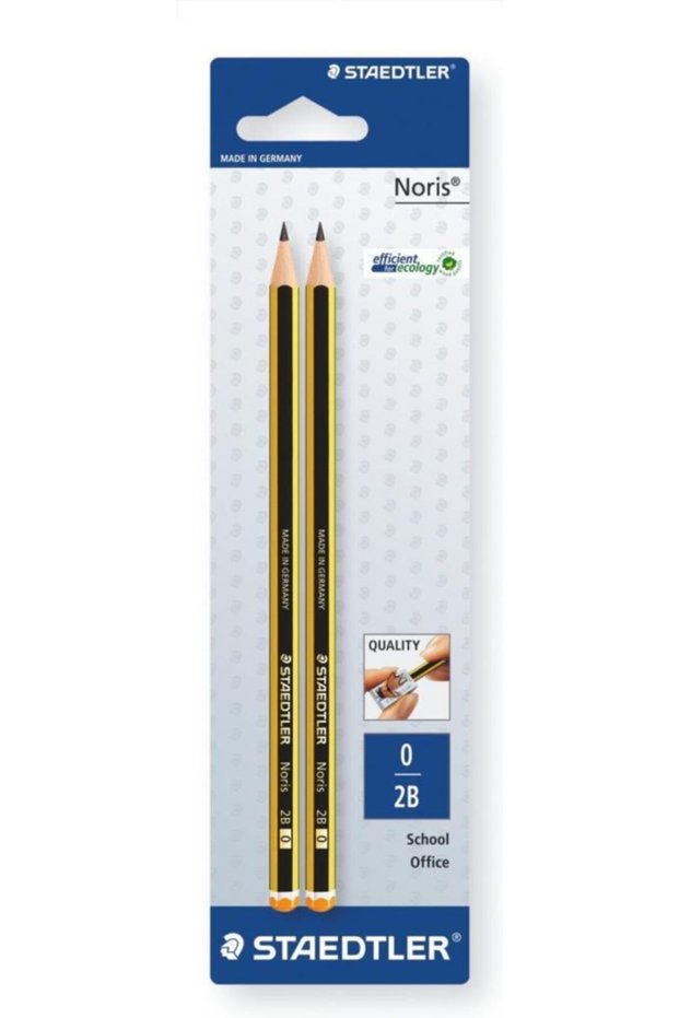 Noris 2b Lead Pencil (2 Pieces Blister Pack) 120-0-bk2d