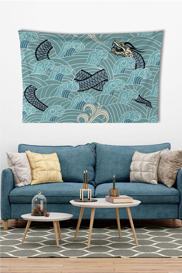 Mystic Dragon Wall Cover Rug 100 X 70