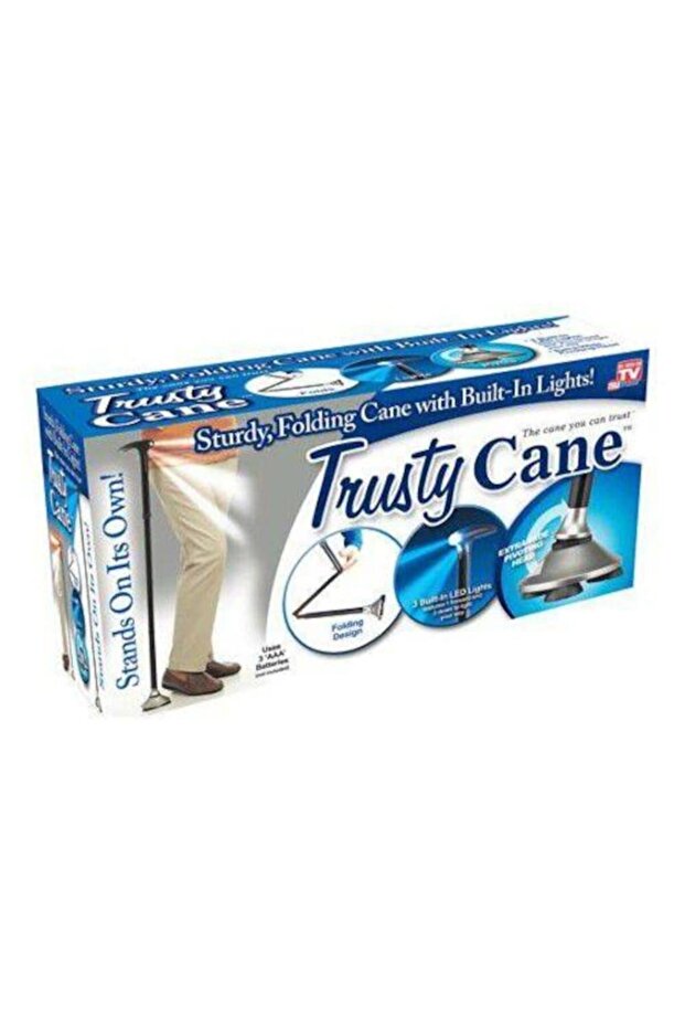 Katlanabilir Işıklı Baston - 4