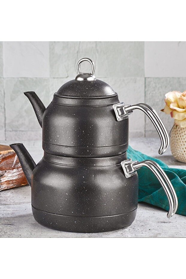 Granit Çaydanlık Siyah - 3