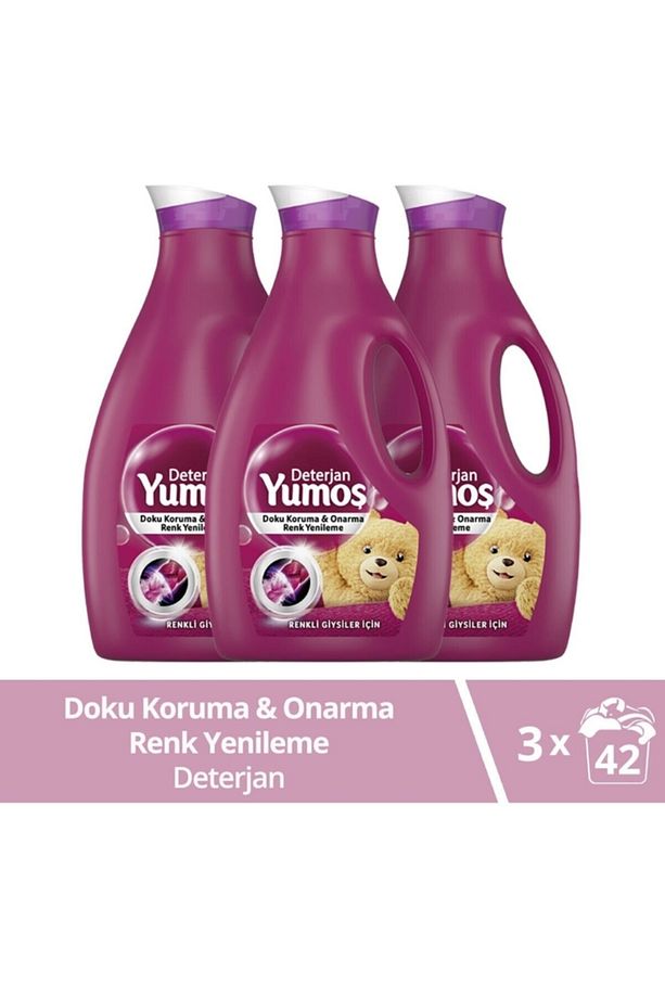 Sıvı Deterjan Renkliler Için 2520 ml X 3 Adet 126 Yıkama - 1