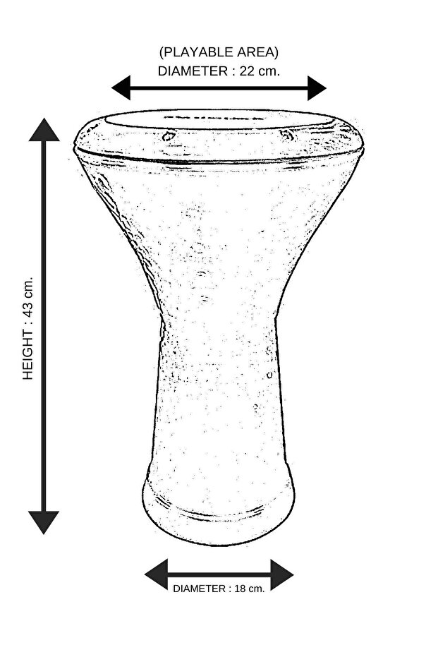 Kırmızı Darbuka - 2