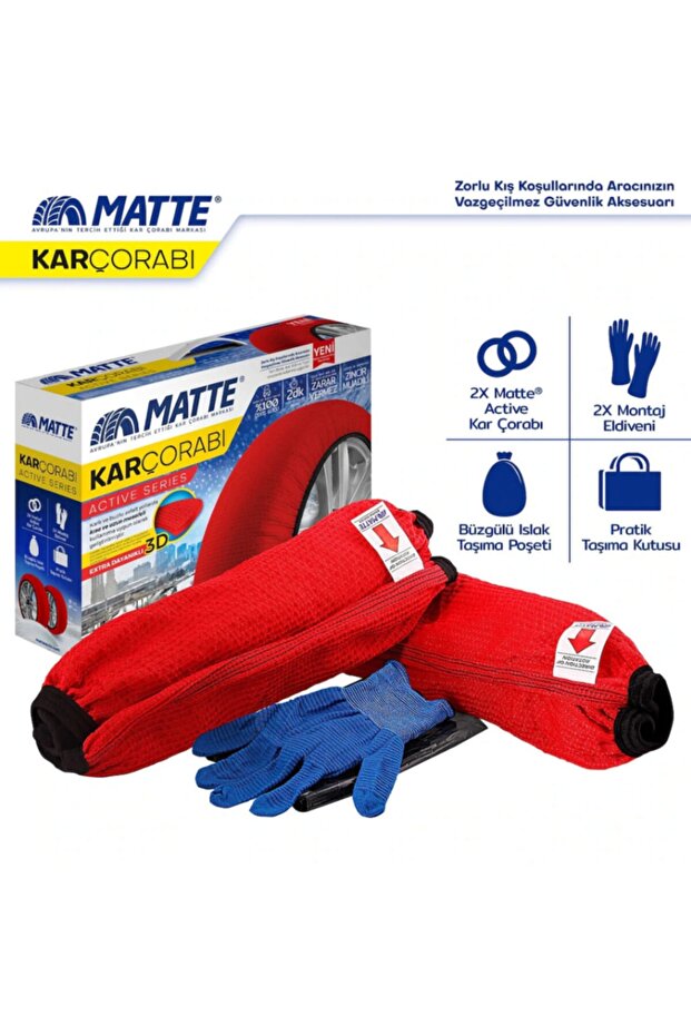 Kar Çorabı - Active - 185 65 R15 Medıum - 2