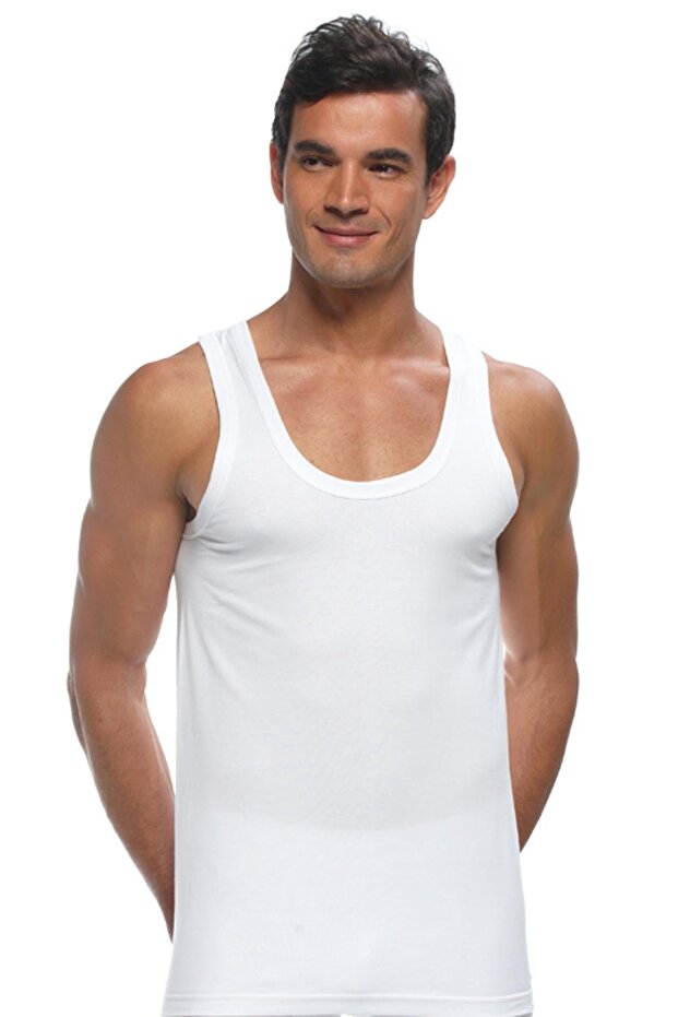 4 Pack Classic Men's Undershirt - 1