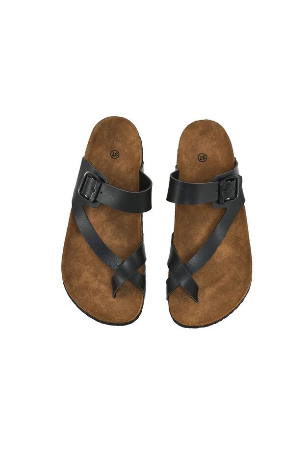 Papuci negri unisex - 1