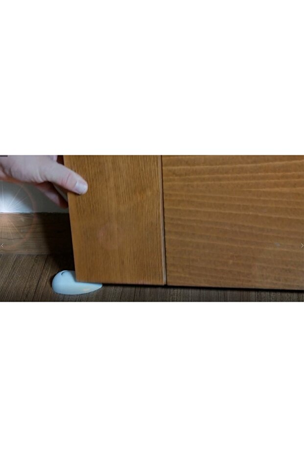 Yere Yapışan 3 Adet Kahverengi Kapı Stoperi - 3