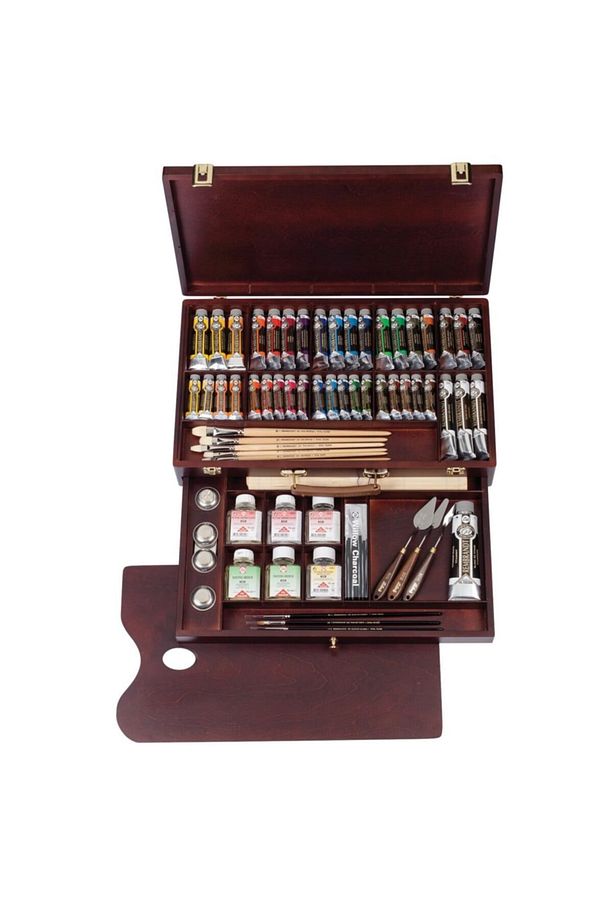 : Yağlı Boya : Excellent Box Set (ahşap Kutu) - 2