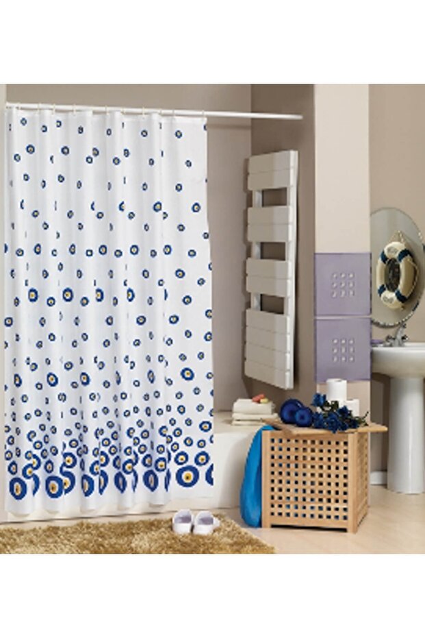 Bathroom Shower Curtain 3795 Double Wings 2X110x200