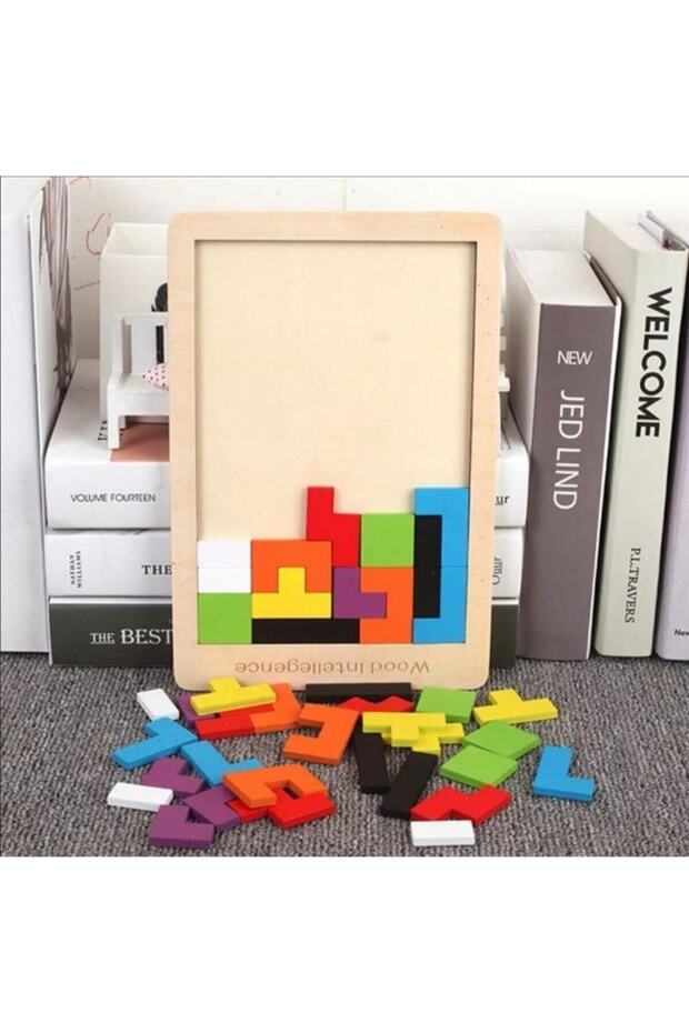 Ahşap Tetris Puzzle - 2