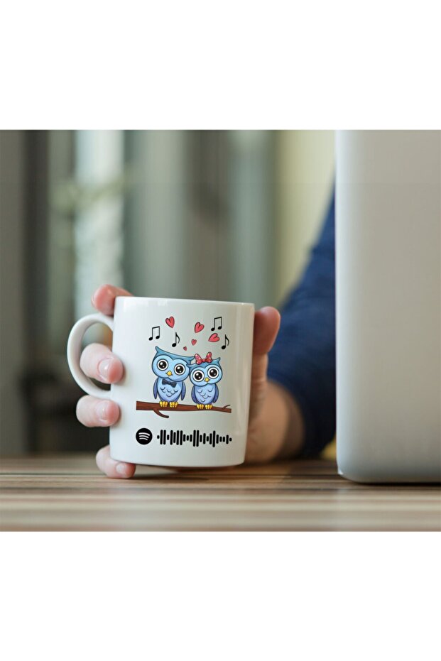 كوب البومة مع كود سبوتيفي - 1