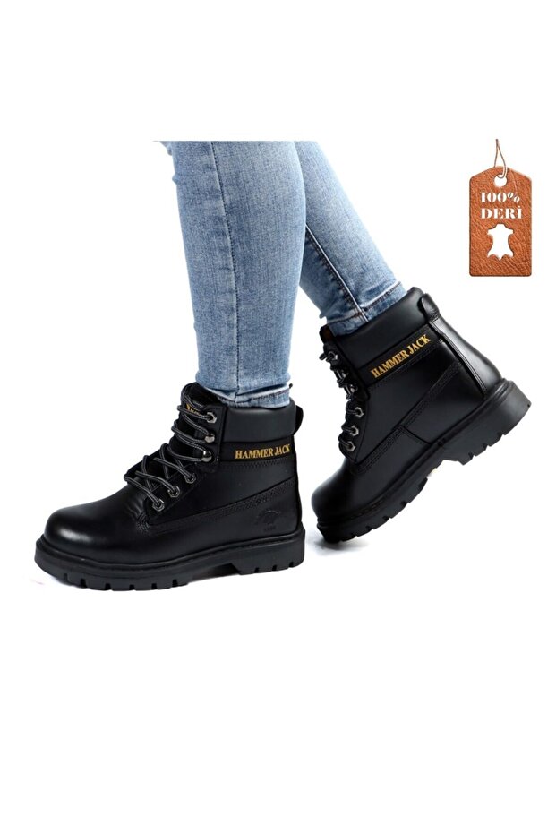 Unisex Siyah Bot - 5