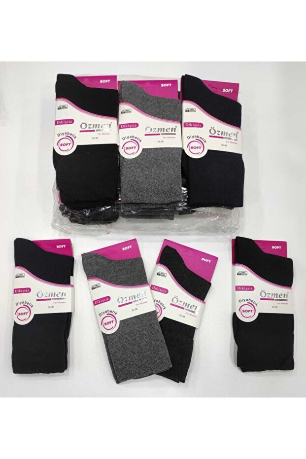 Women's Seamless Diabetic Socks Pack of 6