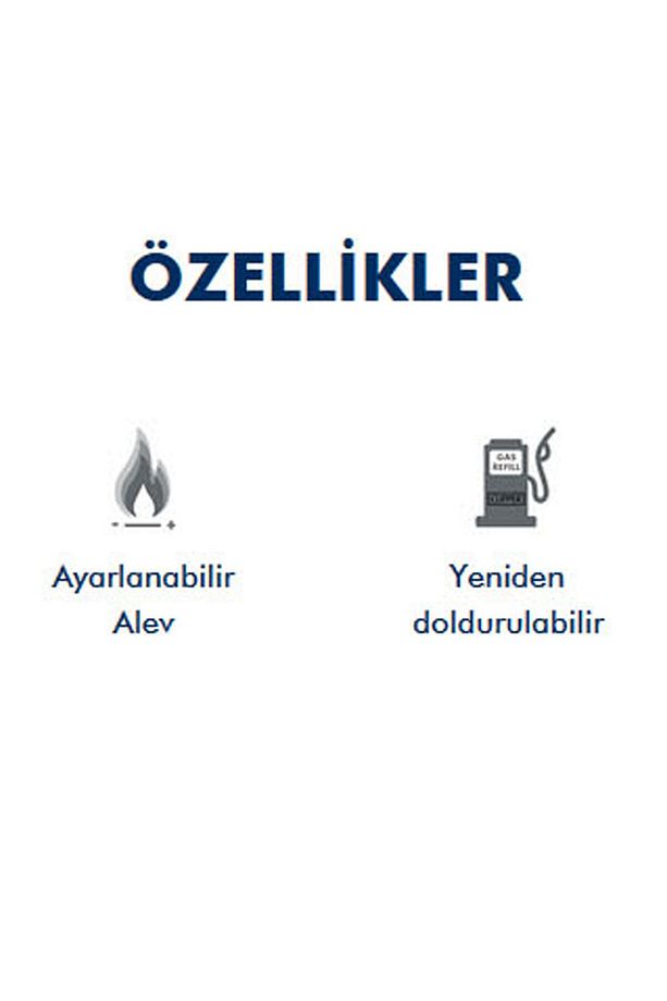 2 Adet Çakmak Gazı & 1 Adet Mini Çok Amaçlı Çakmak - 5