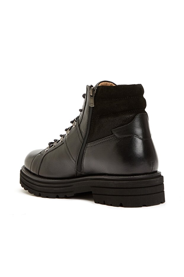 Siyah Erkek Deri Bot - 3