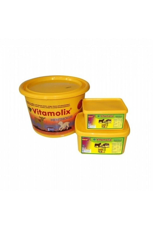 Ilaç Vitamolix Menthollü 7,5 Kg Yalama Kovası Buzağı Ve Malaklar Için - 1