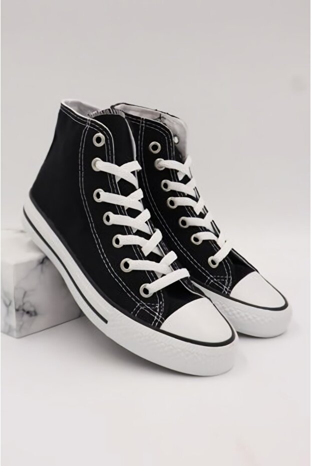 Black High Top Shoes