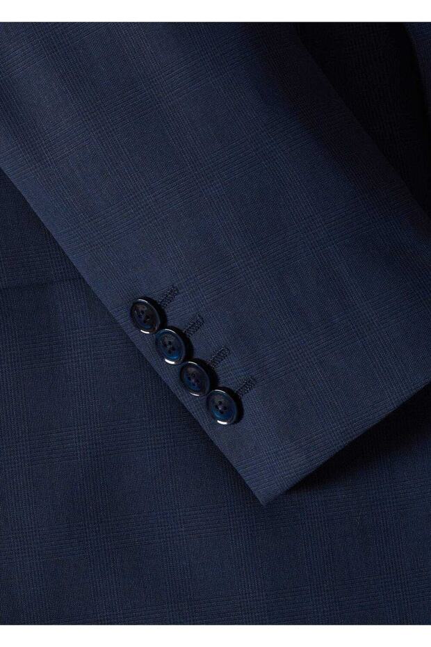 Slim Fit Wool Blazer Jacket - 8