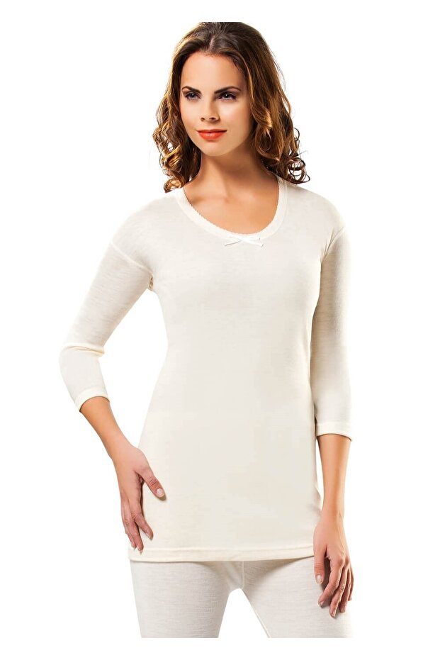 Wool Women's Warm Long Sleeve Underwear