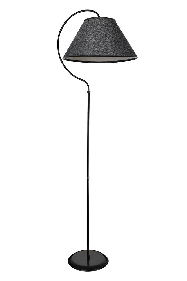 Aydınlatma Lambader Elips Siyah Çember Siyah 350x150x200 - 4