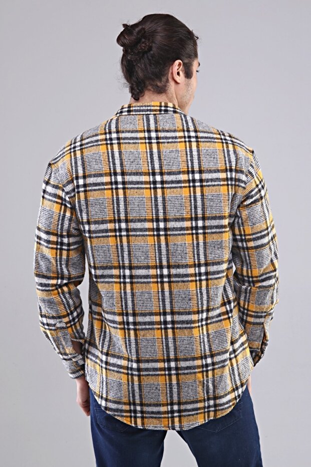 Erkek Oversize Oduncu Gömlek - 7