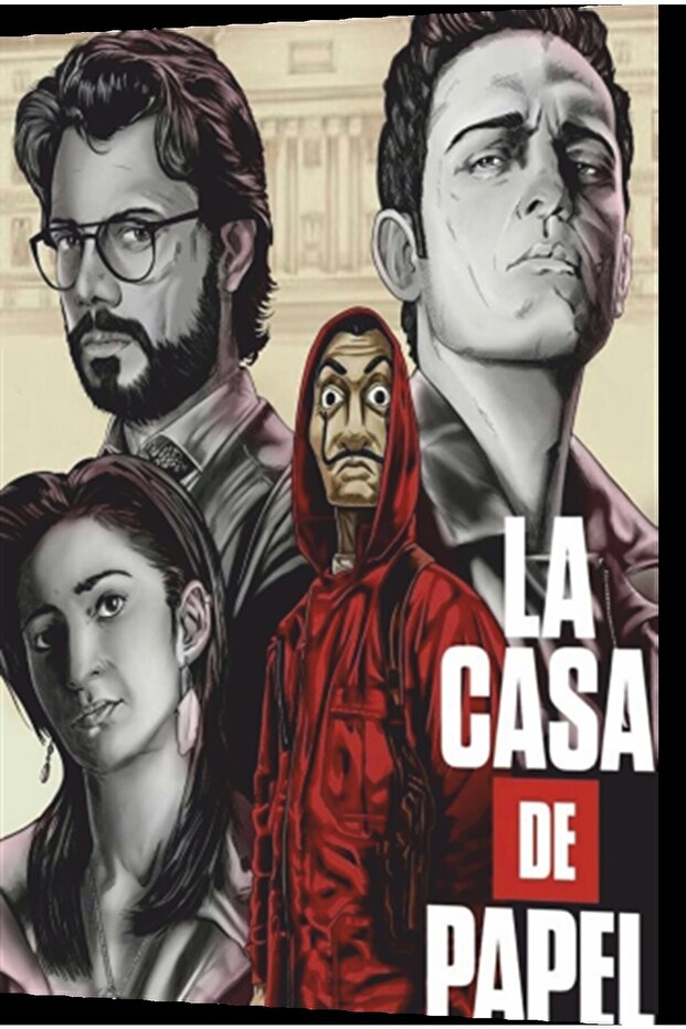 La Casa De Papel Professor Retro Wooden Poster