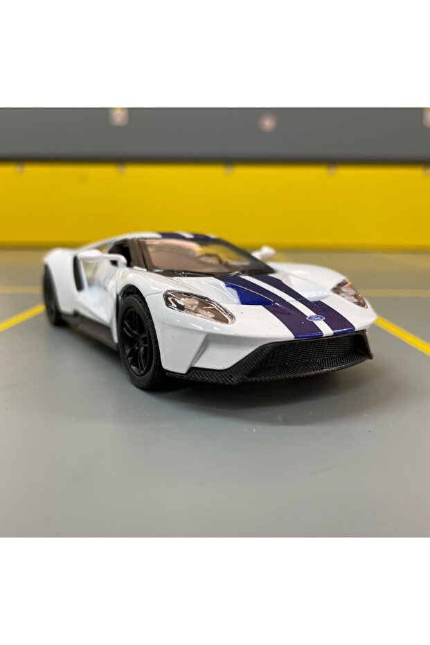 2017 فورد Gt 1/36 مقياس دييكاست نموذج سيارة معدنية سحب قطرة سيارة لعبة سيارة