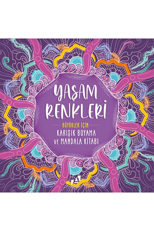 Yaşam Renkleri - Büyükler Için Karışık Boyama Ve Mandala Kitabı - 1
