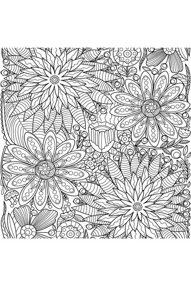 Yaşam Renkleri - Büyükler Için Karışık Boyama Ve Mandala Kitabı - 4