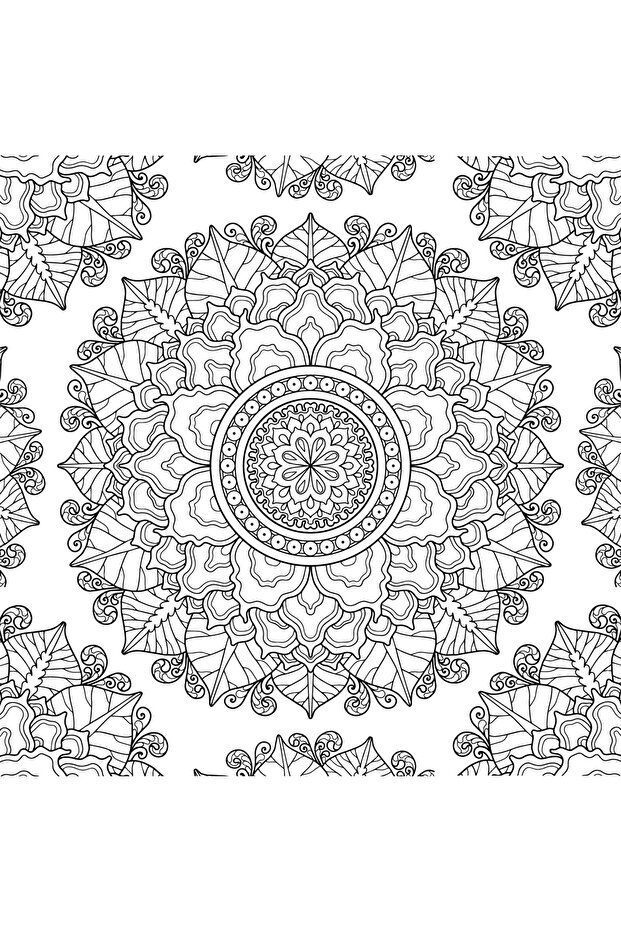 Yaşam Renkleri - Büyükler Için Karışık Boyama Ve Mandala Kitabı - 5