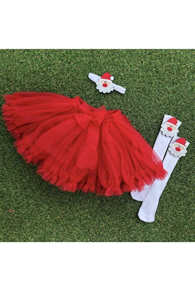 Girl's Tutu Skirt Christmas Set