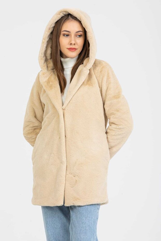 Rabbit Kürk Kapsonlu Ceket - 3