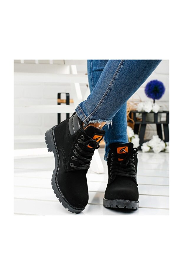 Unisex 506 Termal Astarlı Termo Bot Ayakkabı - 5