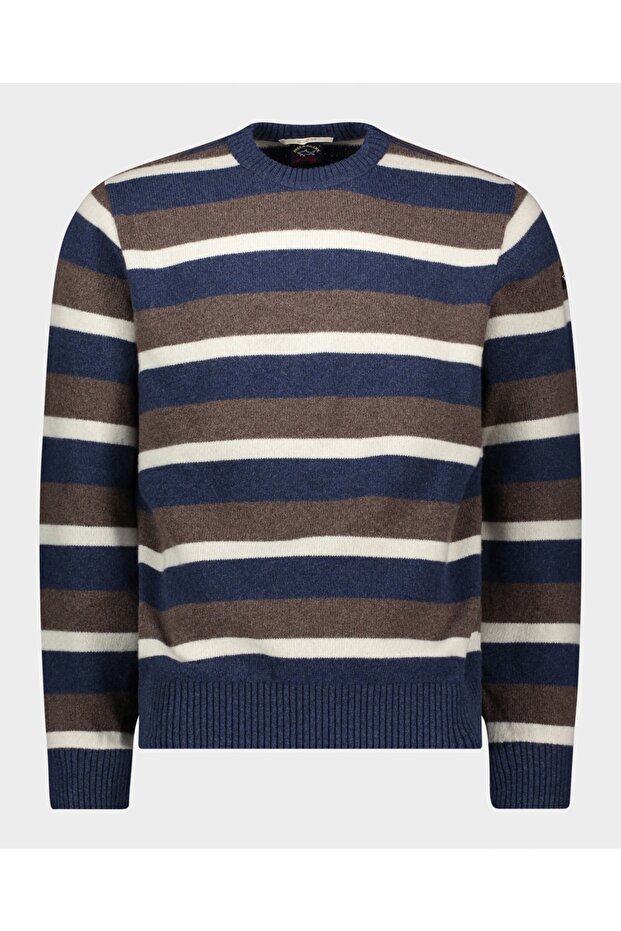 Men's Knıtted Roundneck C.w. Wool - 5