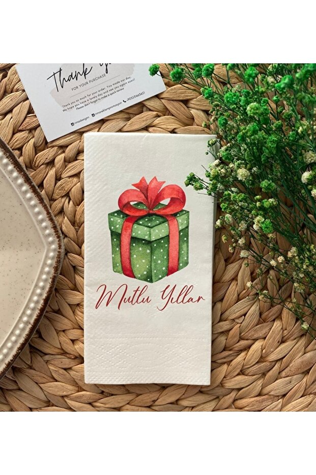 New Year's Special Presentation Napkin 20 pcs