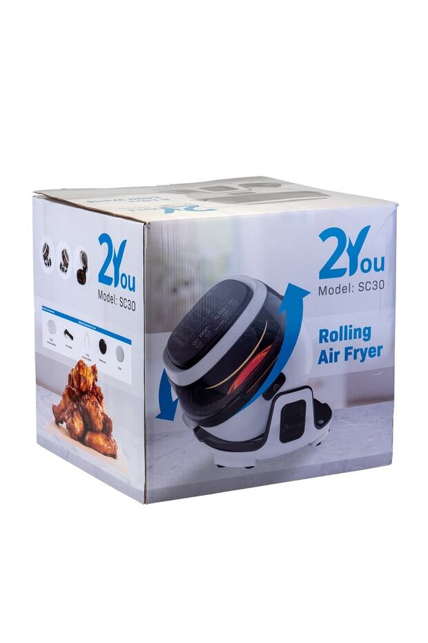 Sc30 Airfryer Rolling Sistem Akıllı Sıcak Hava Fritözü 6l (dokunmatik Ekran) - 6