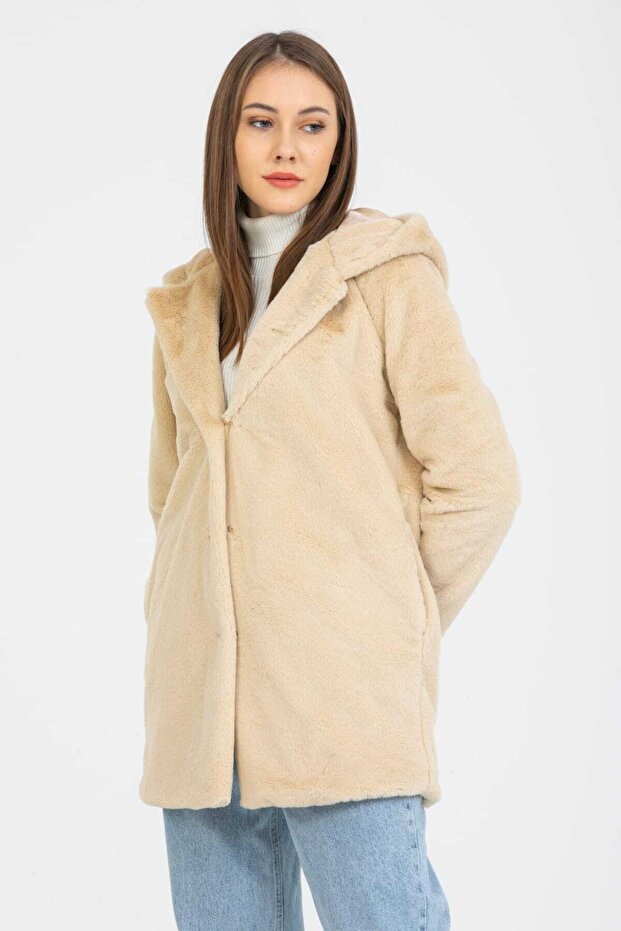 Rabbit Kürk Kapsonlu Ceket - 2