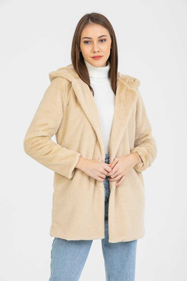 Rabbit Kürk Kapsonlu Ceket - 4