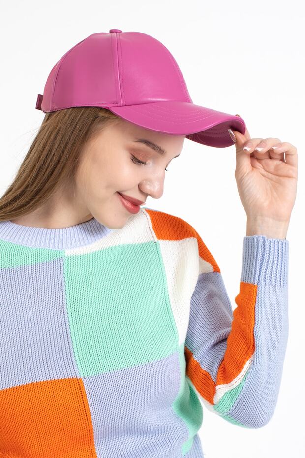 قبعة جلدية - موديل قبعة - 7