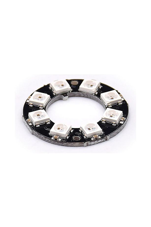 8 Bit Neopixel Halka Ring Ws2812b 5050 Rgb Led Modül 5050 Adreslenebilir Lamba Kart Full Color Ekran - 5