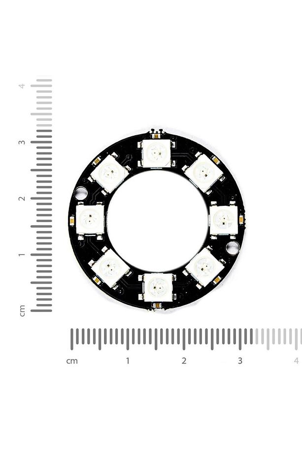 8 Bit Neopixel Halka Ring Ws2812b 5050 Rgb Led Modül 5050 Adreslenebilir Lamba Kart Full Color Ekran - 8