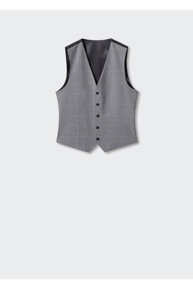 Super Slim Fit Yelek - 3