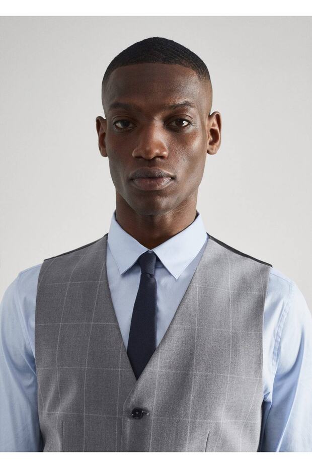 Super Slim Fit Yelek - 7