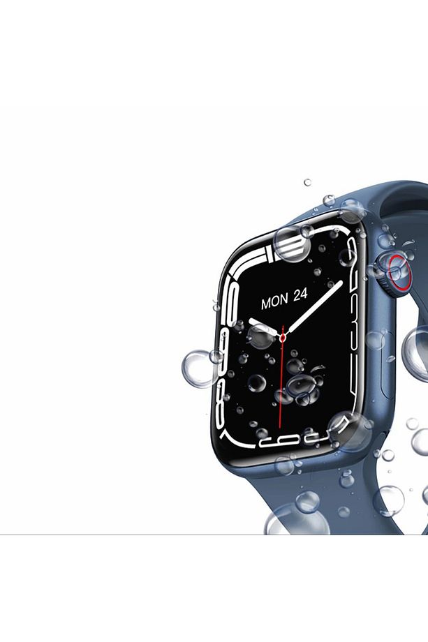 Watch 7 Series Lacivert Kordon 45mm Yetişkin Android Ios Uyumlu Akıllı Saat - 2