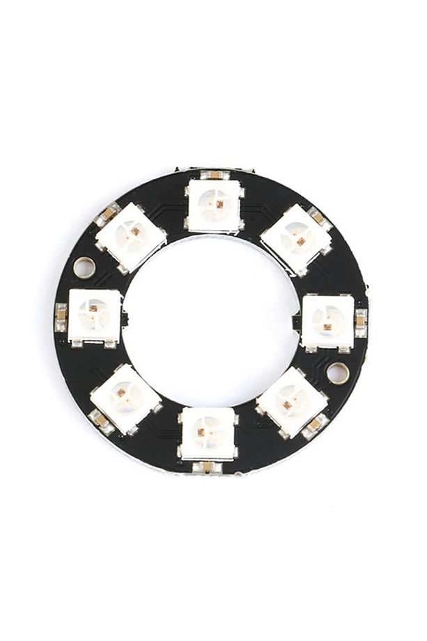 8 Bit Neopixel Halka Ring Ws2812b 5050 Rgb Led Modül 5050 Adreslenebilir Lamba Kart Full Color Ekran - 6