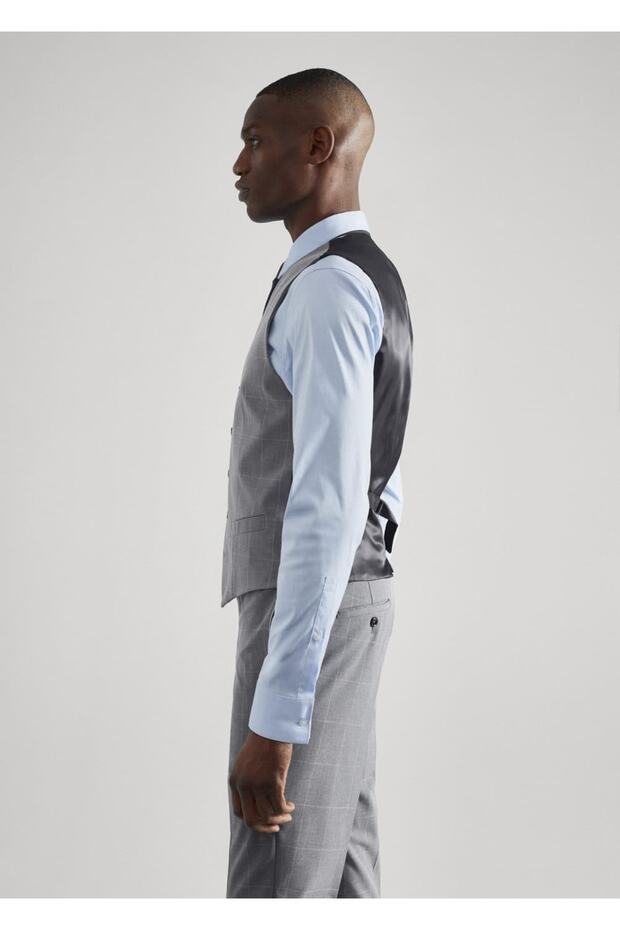 Super Slim Fit Yelek - 8