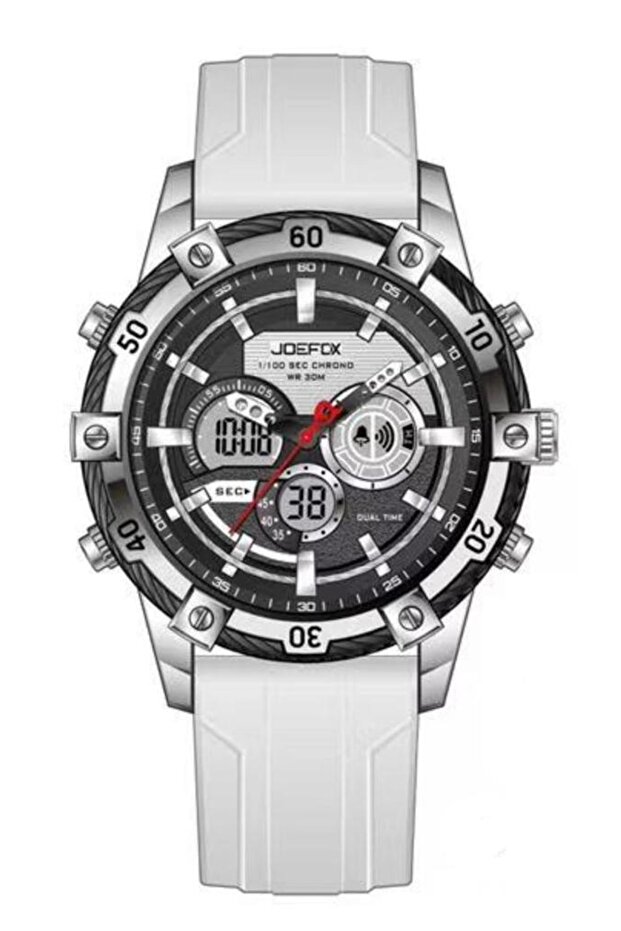 Slk001 Digital&analog Kronmetre+takvim+alrm+aydınlatma Erkek Kol Saati+kaplangözü Bileklik - 4