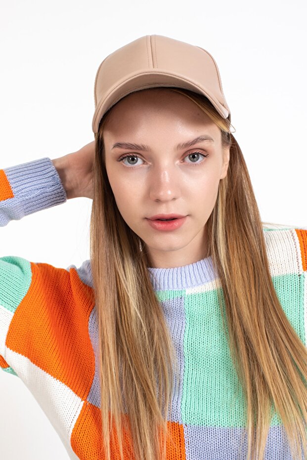 قبعة جلدية - موديل قبعة - 4