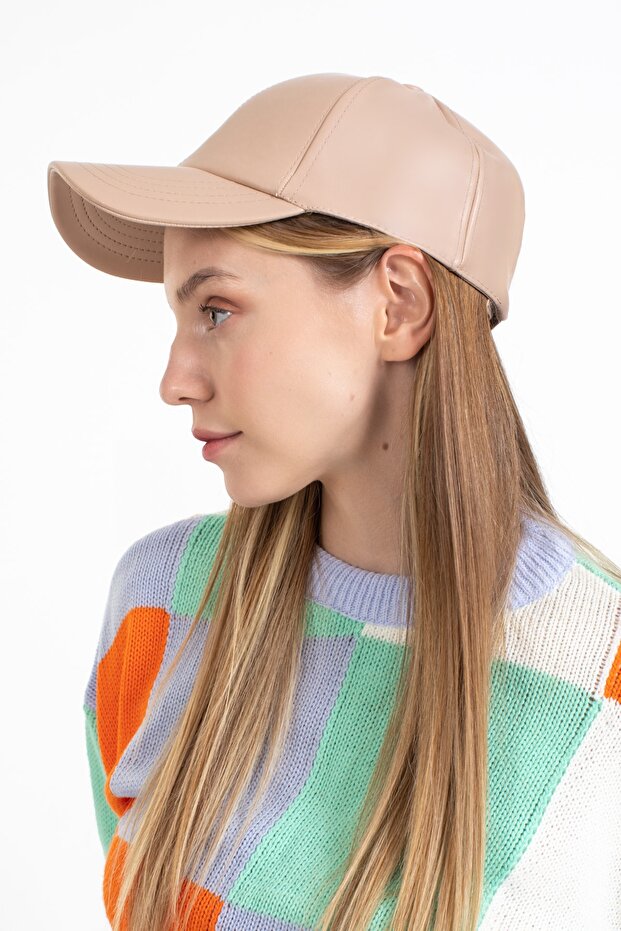 قبعة جلدية - موديل قبعة - 7