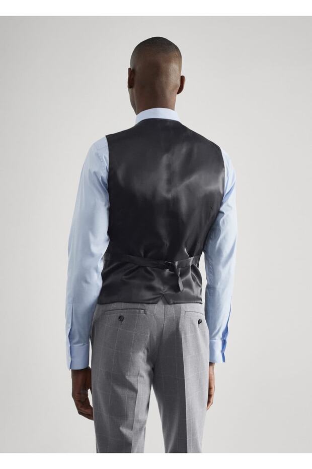 Super Slim Fit Yelek - 4